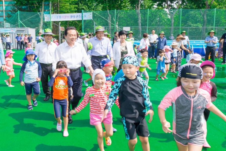 강서구 우장산공원 ‘어린이 물놀이장’ 개장 