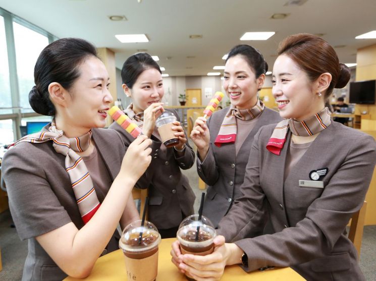 아시아나, 여름철 임직원에 아이스크림 제공 '썸머 쿨 서비스'