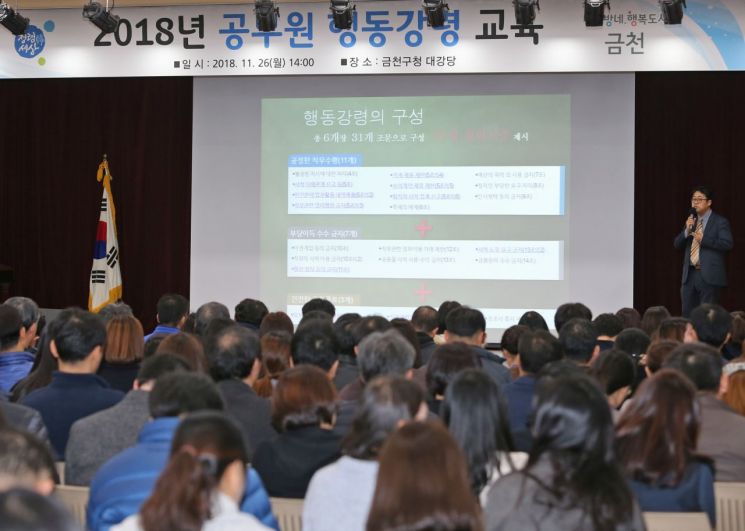 전직원 함께 청렴금천 실현 다짐!