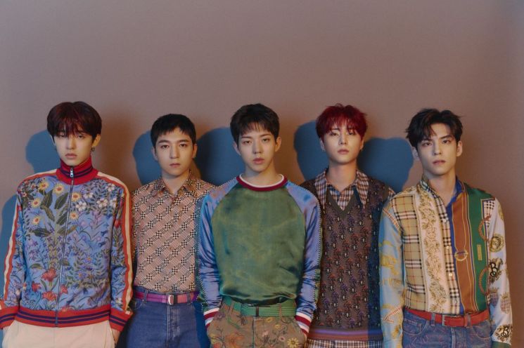 데이식스 제이, 성진, 도운, 영케이, 원필. 사진=JYP엔터테인먼트