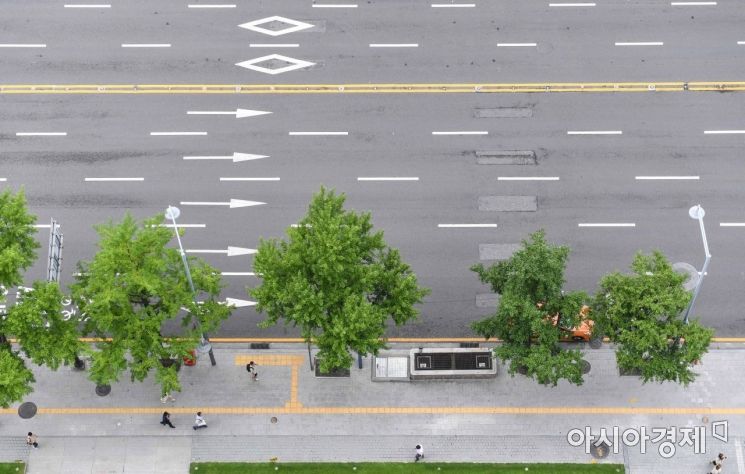 [포토]한산한 도심