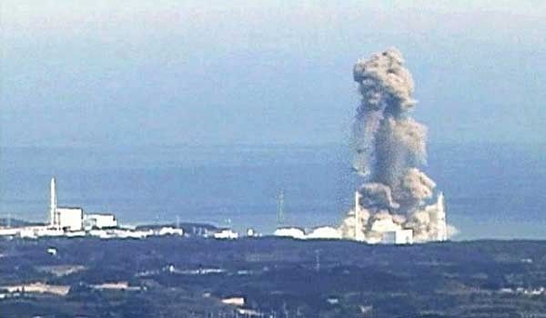 지난 2011년 동일본 대지진 직후 후쿠시마 원전 4호기의 폭발모습[이미지출처=연합뉴스]