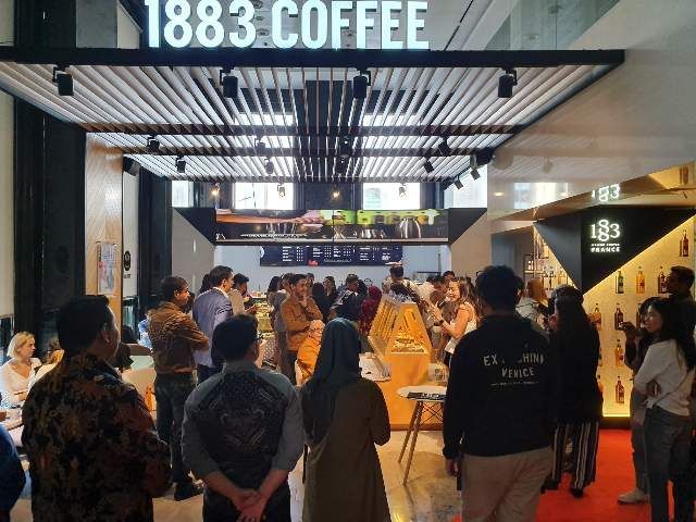 <인도네시아 1883COFFEE 1호점 그랜드 오픈행사 현장사진>