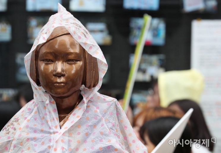 "일본, 전쟁범죄 사죄하라"…백색국가 제외 후 첫 수요집회