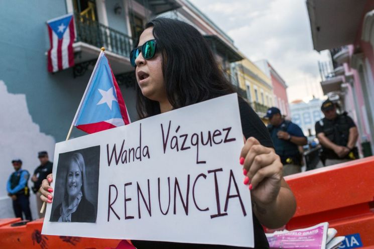 푸에르토리코 혼돈 지속…일주일만에 세번째 주지사 