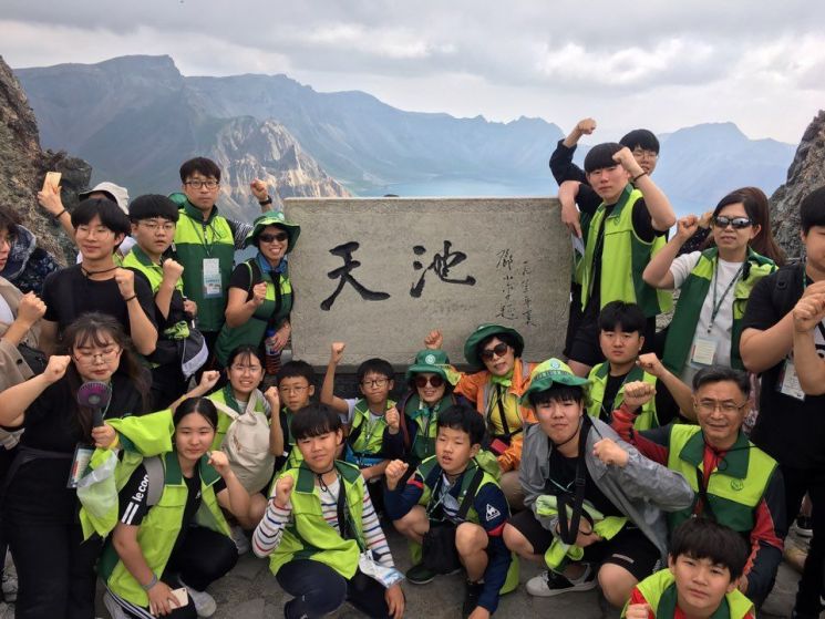 [포토] ‘한국숲사랑청소년단’, 백두산·중국 독립운동 유적지 탐방