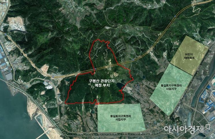 광양 구봉산 관광단지 예정 부지(사진=광양시 제공)