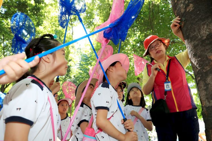 [포토]성동구 아이들 신나는 매미 학습교실 