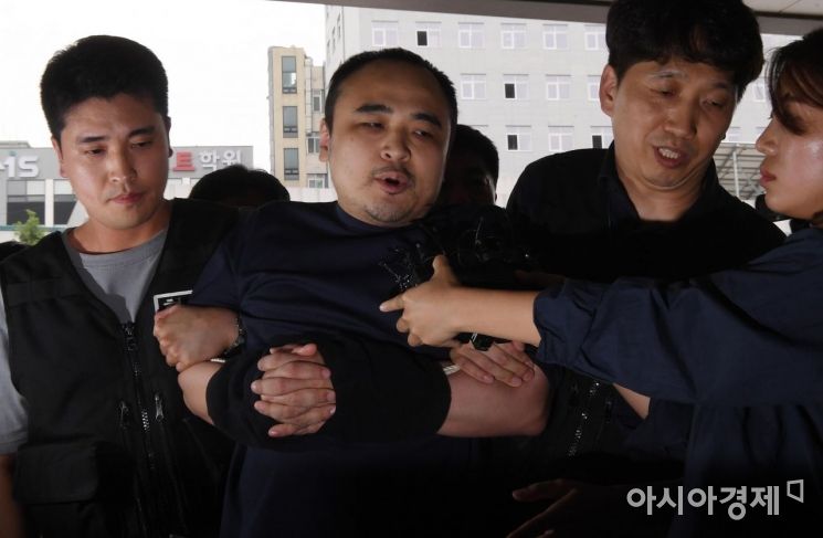 [포토] 신상 공개된  '한강 몸통 시신 사건' 피의자 장대호