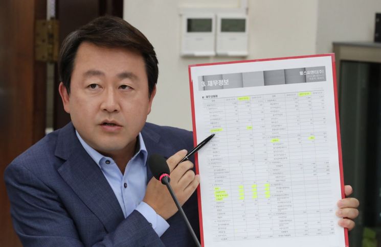 한국당 "조국 사모펀드가 인수한 업체서 수상한 대출" 의혹 제기