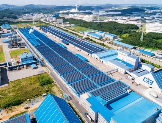 KCC, 대죽공장에 지붕형 태양광 발전소 증설…"중부권 최대규모"