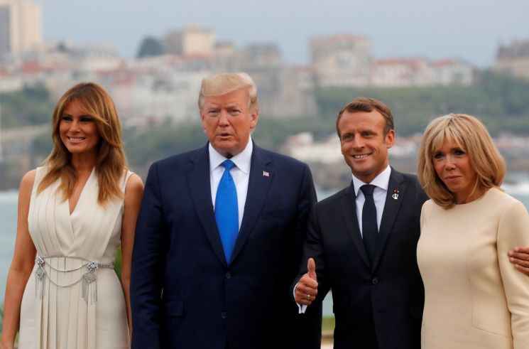 프랑스 G7 정상회의 개막…"최고방해자" 트럼프 '입'에 쏠린 관심