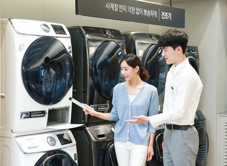 삼성 건조기, 비수기에도 판매 호조‥판매량 3배 뛰어