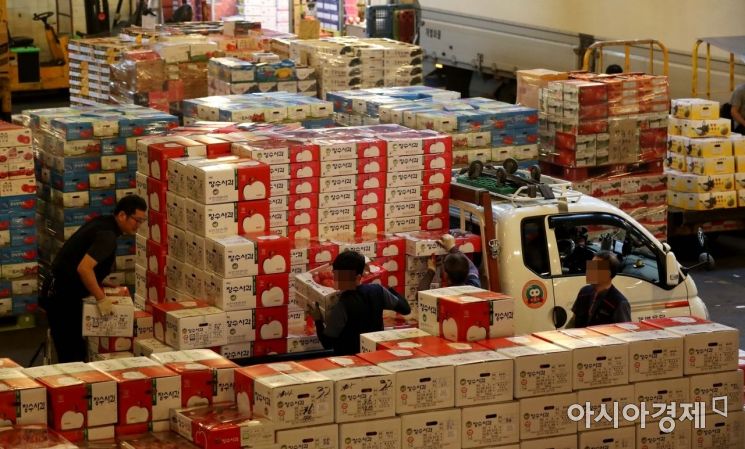 [포토]가락시장, 추석 앞두고 분주 