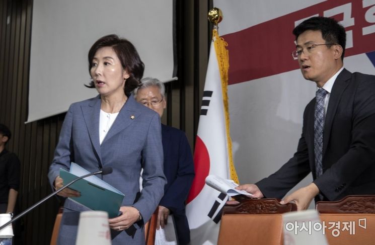 [포토] 자유한국당, 조국 기자회견 반박 간담회