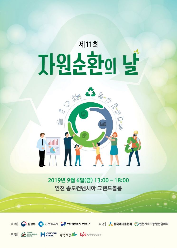 환경부 '자원순환의 날' 행사 6일 인천서 개최