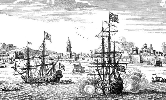 산 호세는 수리를 위해 카르타헤나에 들렀다가, 영국 해군의 공격을 받았다./사진=BBC 화면 캡처
