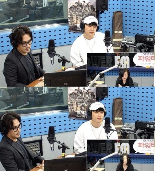 배우 김인권과 김성철 / 사진=SBS 보이는 라디오