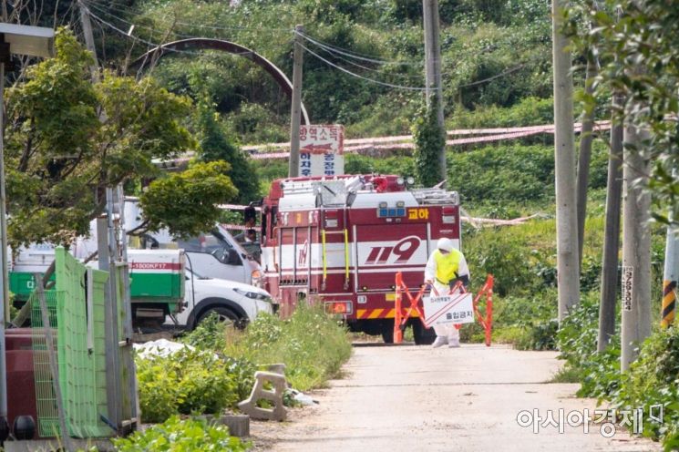 [포토]파주, 아프리카돼지열병 발생, 분주한 방역본부