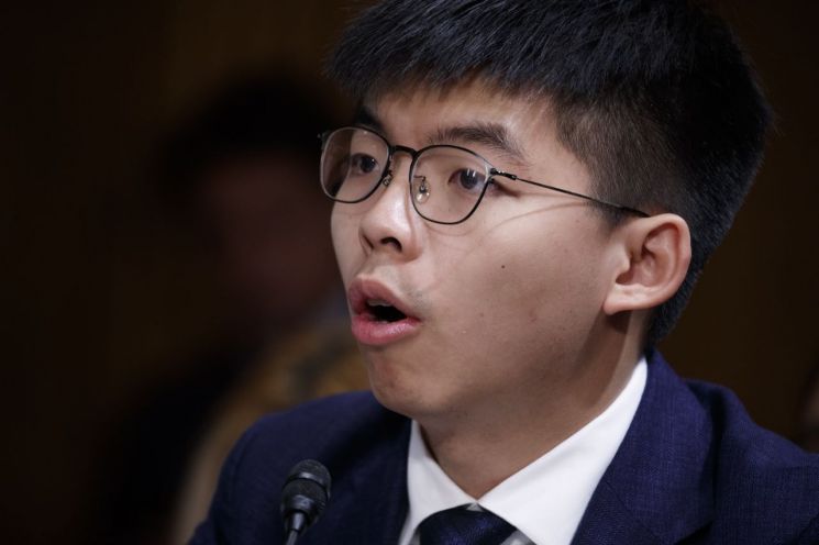 조슈아 웡, 미 의회 출석해 홍콩인권법 통과 촉구