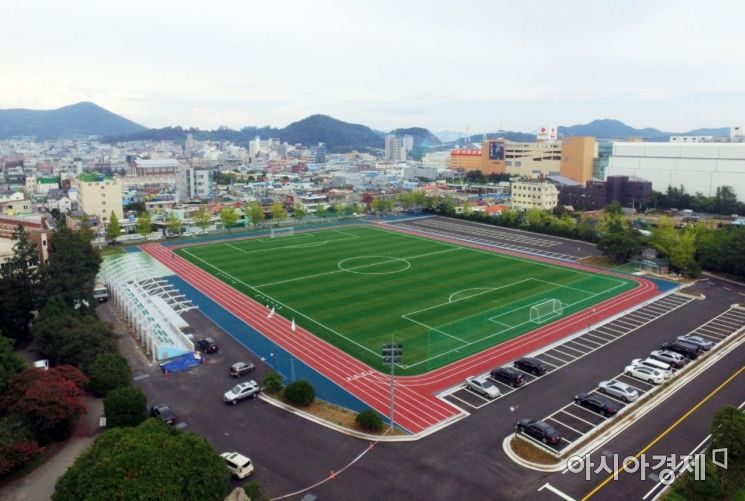 새롭게 단장한 전남대학교 국동캠퍼스 전경(사진=여수시 제공)