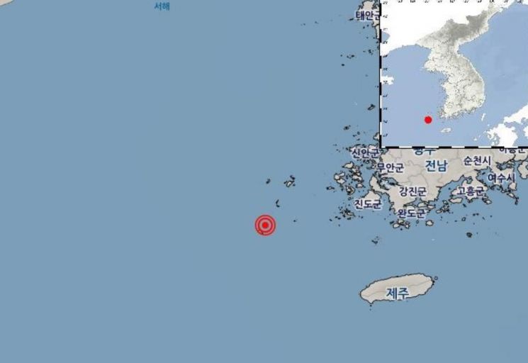 태풍 다가오는데 지진까지…흑산도 인근 해역서 규모 3.3 지진