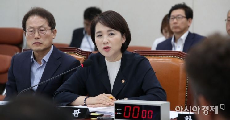 [포토] 답변하는 유은혜 장관