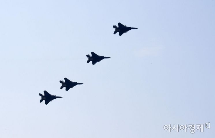 [포토] 비행하는 공군 주력 F-15K