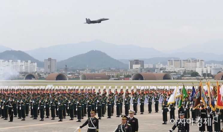 [포토] 이륙하는 F-15K 전투기
