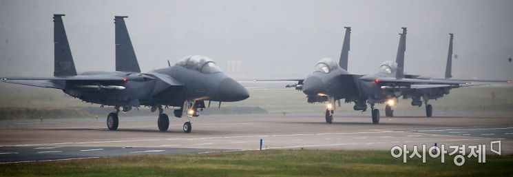 [포토] 착륙하는 F-15K