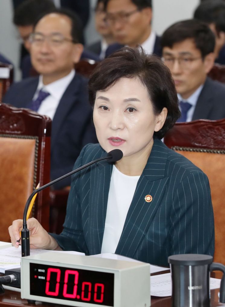 [2019 국감]김현미 "분양가상한제 후퇴 아냐…과열 땐 더 강력한 대책 강구"