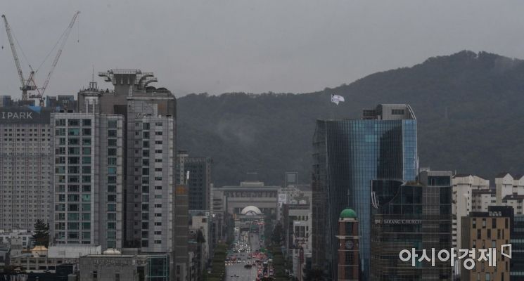 [포토]안개낀 도심