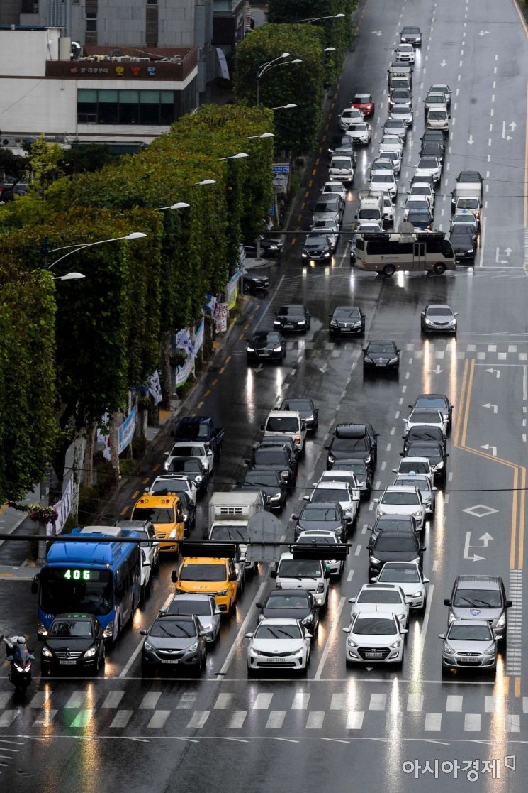 [포토]비내리는 도심