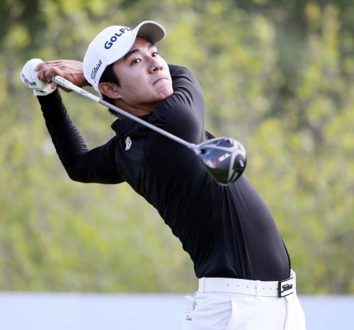 김한별 '루키 파워'…"126야드 샷 이글 봤어?"