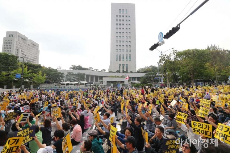 [포토]서초동 검찰개혁 촉구 목소리 