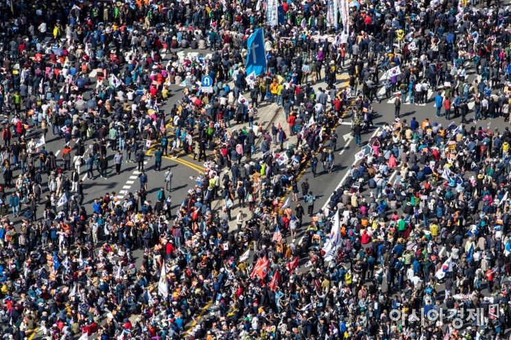 [포토]세종로 가득 메운 보수단체