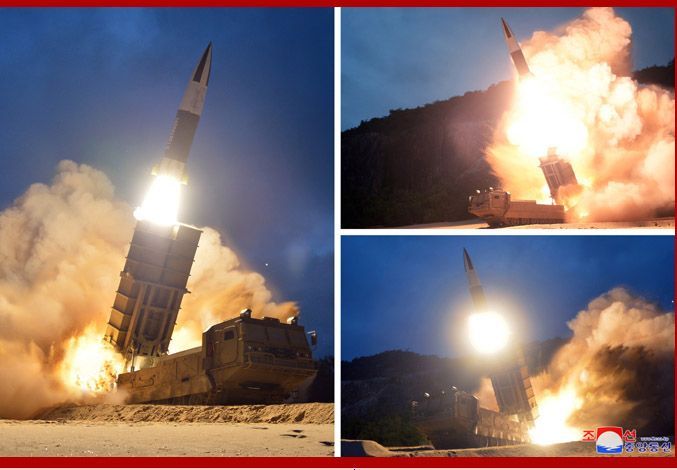 지난 8월 10일 북한이 함흥에서 발사한 발사체의 모습.