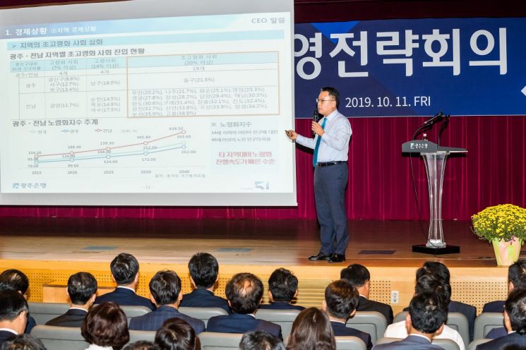 광주은행, 4분기 경영전략회의 개최