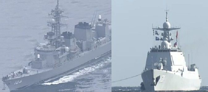 일본 해상자위대, 중국 해군과 8년만에 친선훈련 