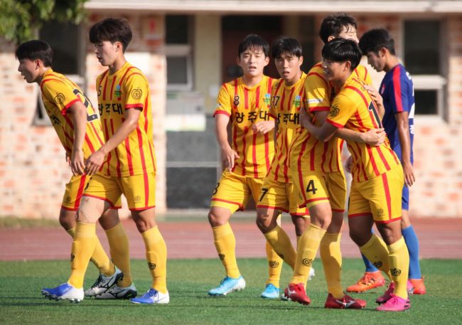 광주대 축구부, 3년 연속 U리그 권역우승 확정