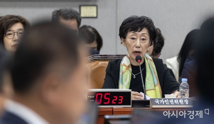 인권위 국감서도 '조국 대전'…曺일가 인권침해·검찰개혁 동요 도마 
