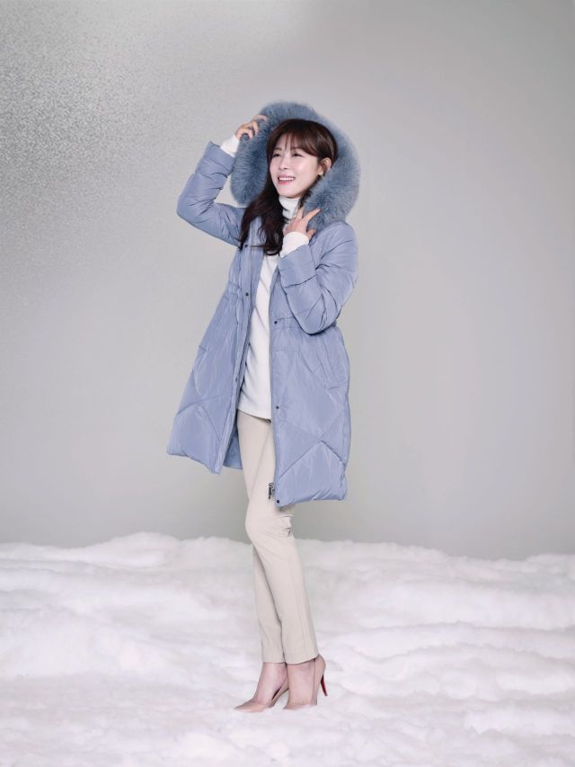 형지, '애착다운코트' 출시…화사한 컬러로 '드레스업 스타일' 연출