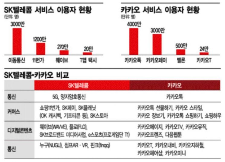 "적과의 동침 늘 것" 전문가들이 보는 SKT-카카오 '혈맹'