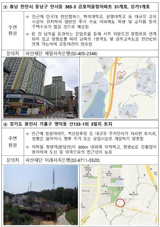 예보, 다음달 PF부동산 일괄 공매…"1억대에서 250억대까지 다양"