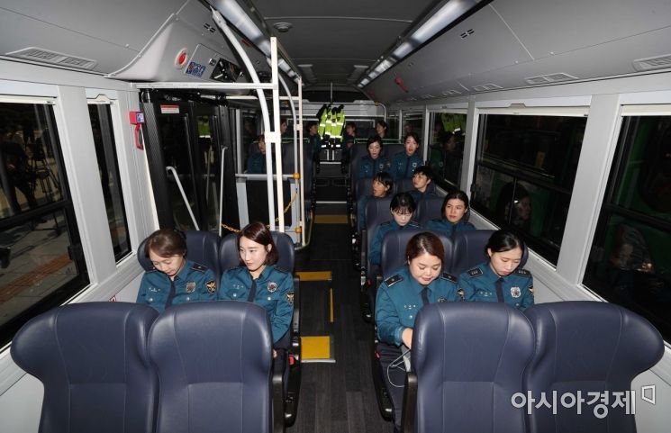 [포토]경찰 수소전기버스 공개 