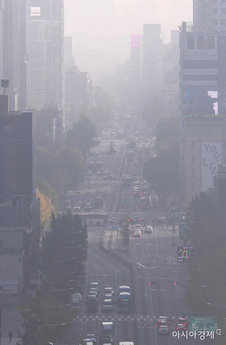 [포토] 답답한 서울 대기질