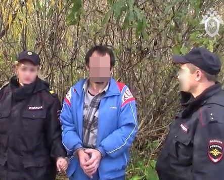 식인 혐의를 받고 있는 러시아 남성./사진=영국 BBC 방송 캡처