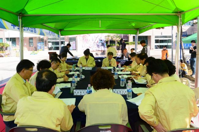 [포토] 광주 서구, 재난대응 훈련 ‘성료’