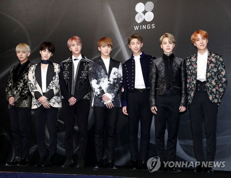 그룹 방탄소년단 [이미지출처=연합뉴스]