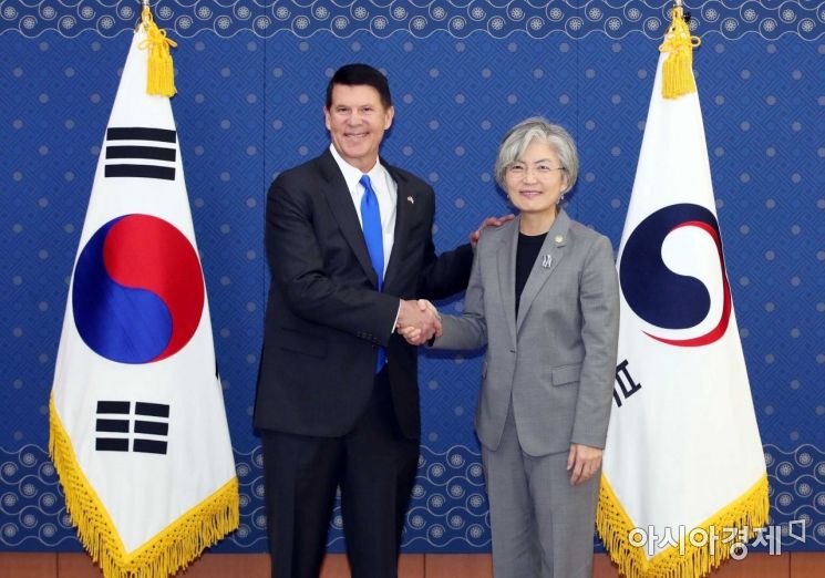 [포토]손잡은 한미 